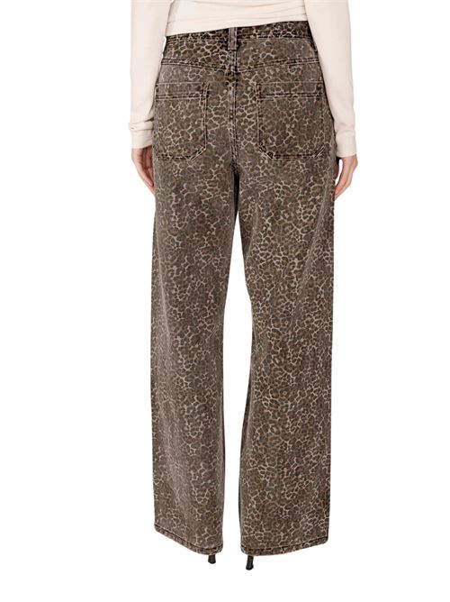 Pantaloni larghi con stampa leopardata Grace & Mila | FW2513028LEO